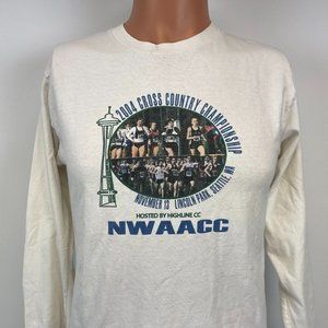 Cross Country Championship Seattle Washington Long Sleeve T Shirt Vtg 2004 S